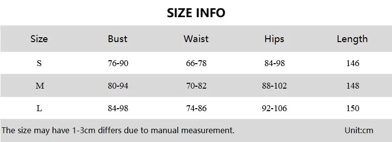 Summer Dress Size Details