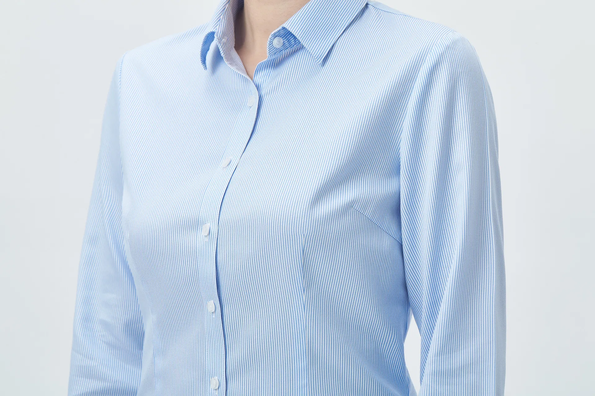 Trendy Women's Comfortable Dress Shirt - Weave Fabric for Business Attire