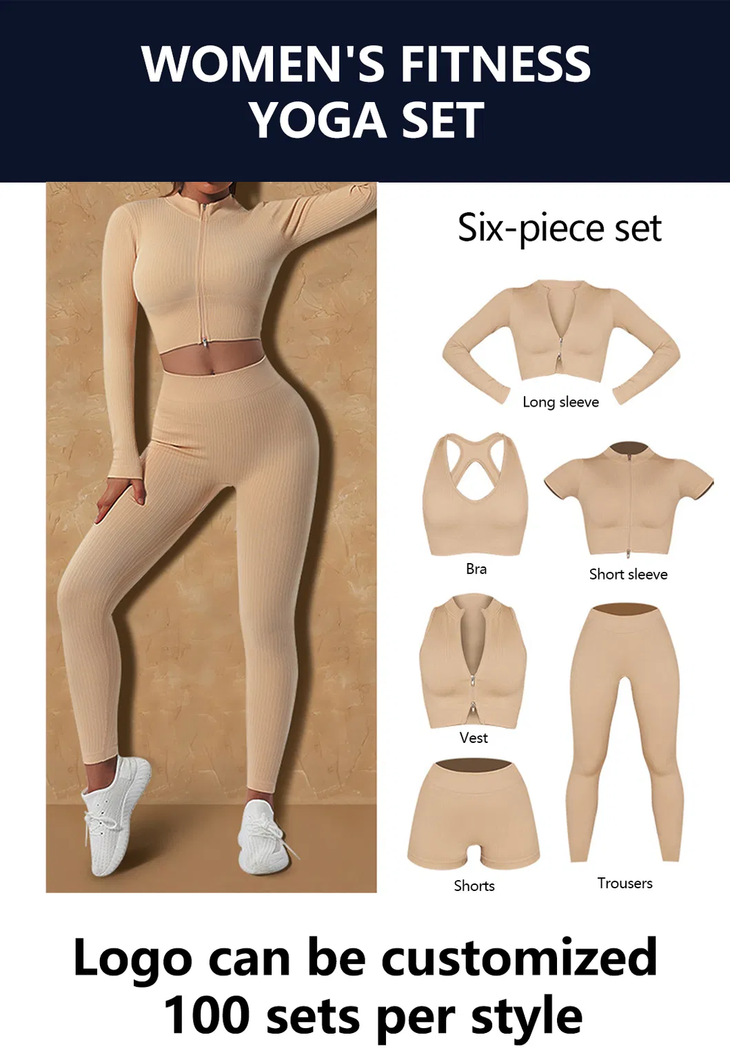 Women's Fitness Yoga Workout Women Outdoor Fitness Gym Wear Activewear