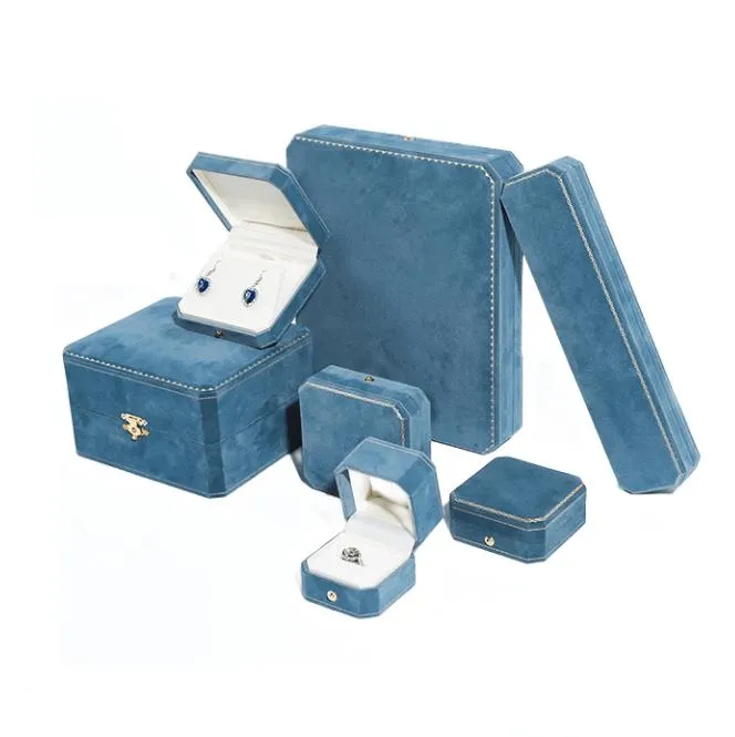 Wholesale High-End Flip Fashion PU Leather Velvet Jewelry Storage Watch Packaging Collection Packing Watch Boxes