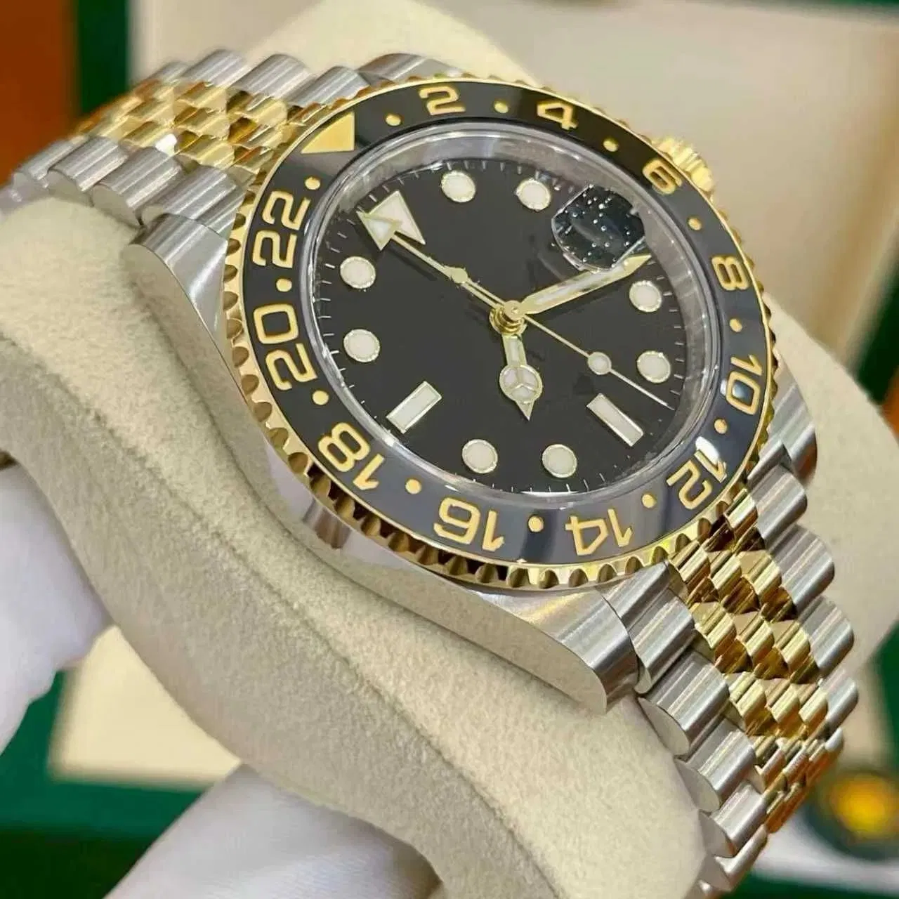 Vs Cleaning Factory Wholesale Direct Sales Machinery 904L Stainless Steel Waterproof Men's and Women's Wrist Watch