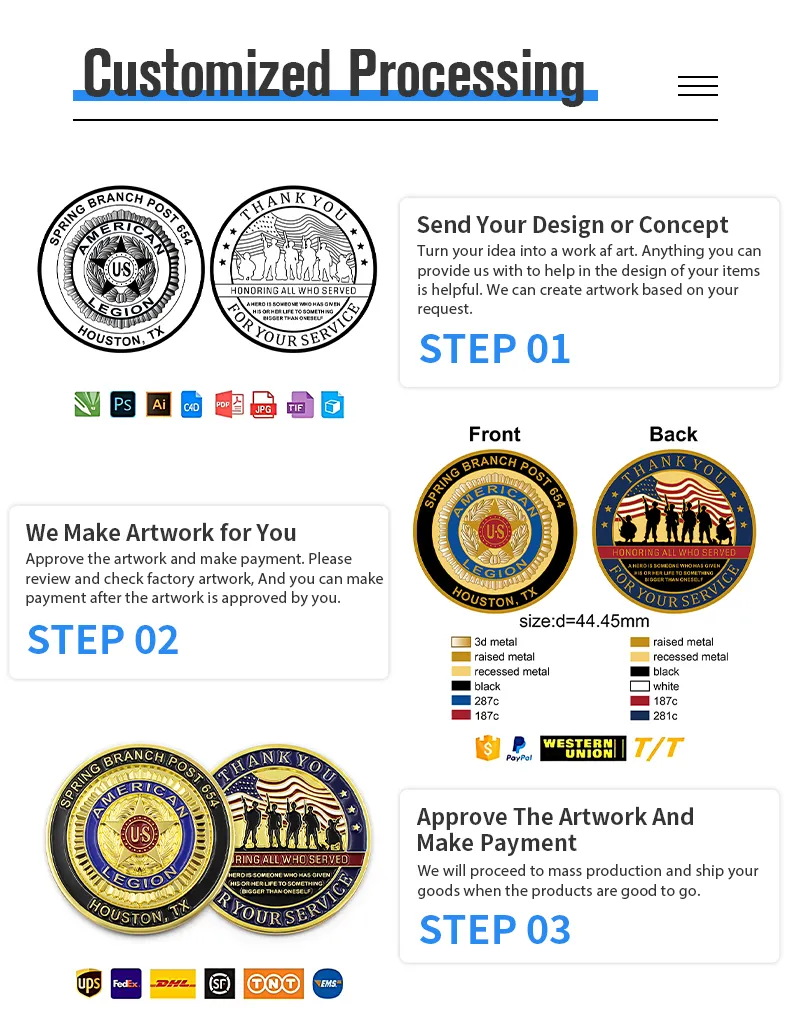 Custom Challenge Coin Design 3