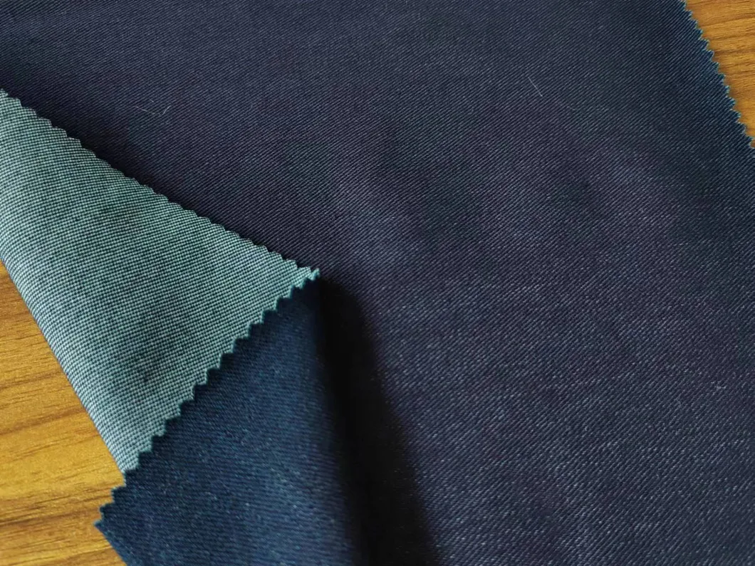Cotton/Polyester Spandex Indigo Knit Denim Wholesale High Quality Knitted Fabric for Apparel Home Decor Upholstery