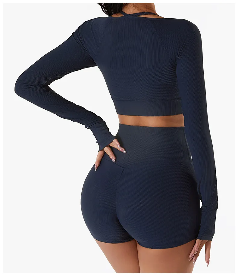 Women’ S Ribbed Activewear Set