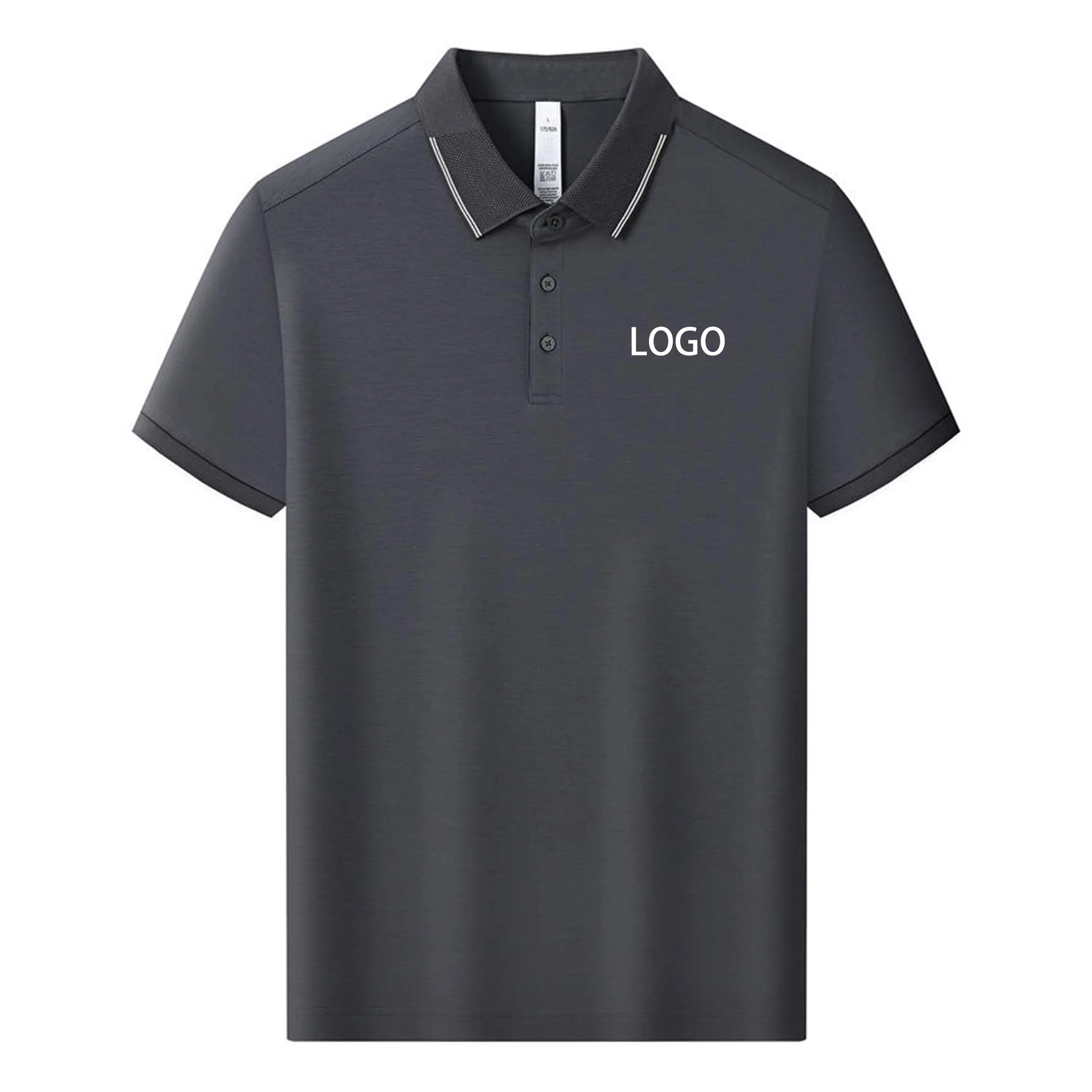 Customizable Summer Polo Shirt for Breathable Business Attire