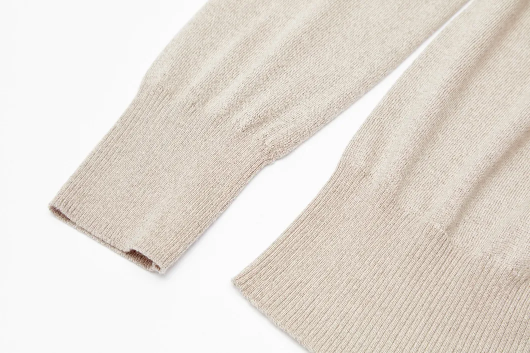 Knitted Turtleneck Sweater Detail