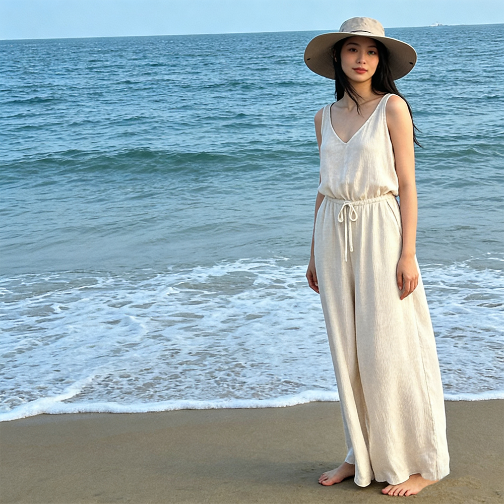 Women's Spring Summer Autumn Casual Spandex / Rayon Jumpsuit Stock