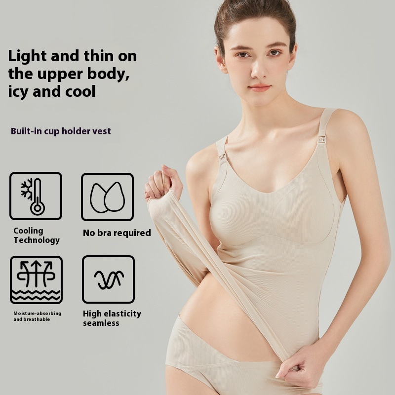 Spring Summer New Thin Style Wire Free Solid Maternity Underwear Everyday Nursing Bra Camisole Adjustable Straps Knitted 3/4 Cup