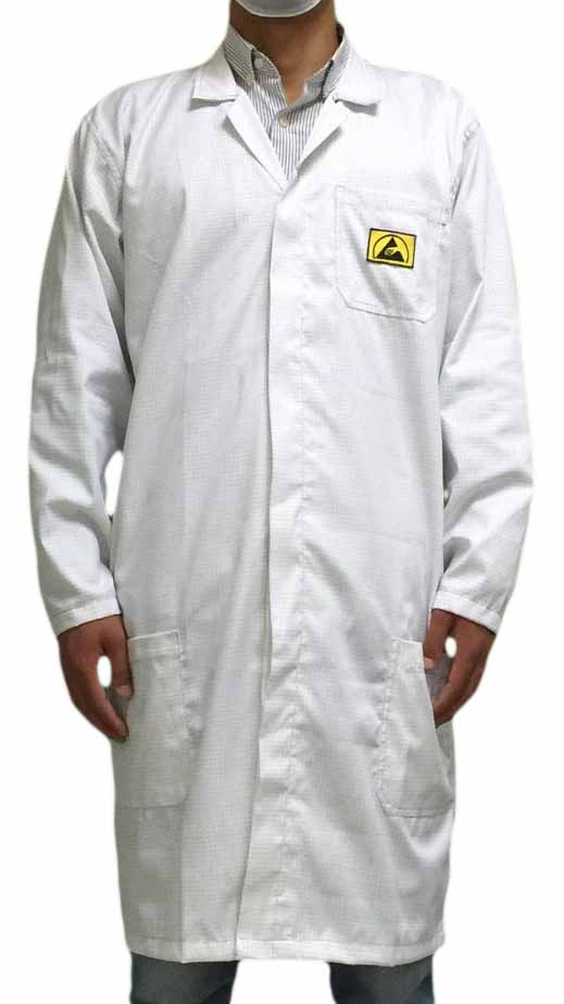 Customized Sizes Antistatic Work Suit Industrial Cleanroom ESD Clothes