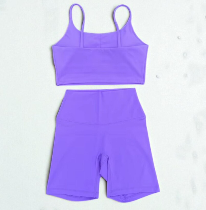 Women's Eco-Friendly Bamboo Fiber Yoga Fitness 2-Piece Set with Custom Logo Seamless Fashion Print Sportswear