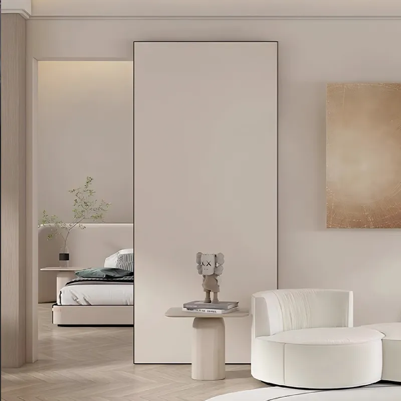 Aluminum-wood style sliding door