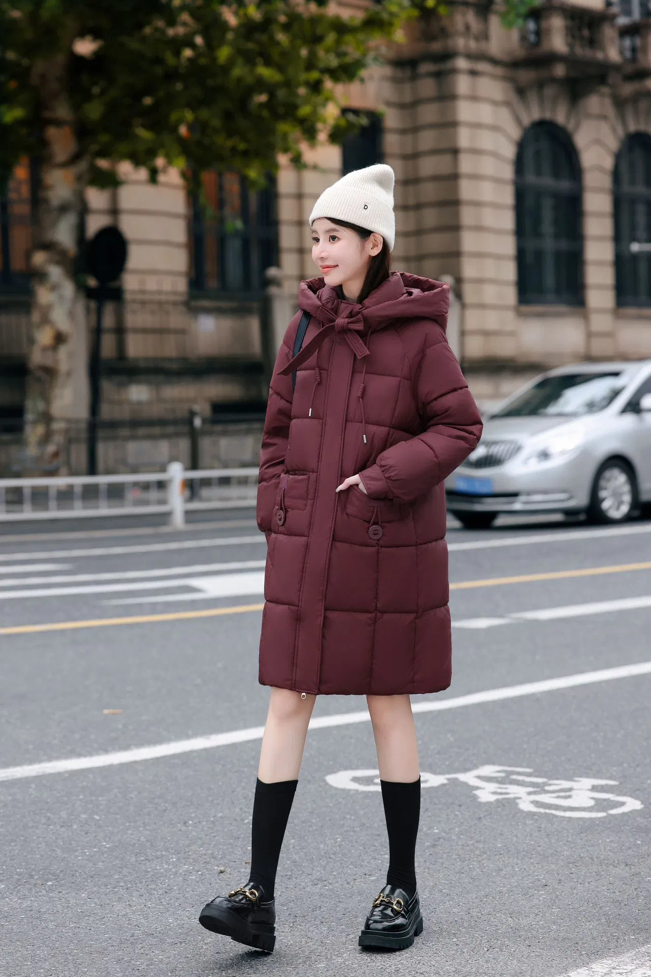 Warm Cotton Fashionable Women Winter Outerwear Jacket