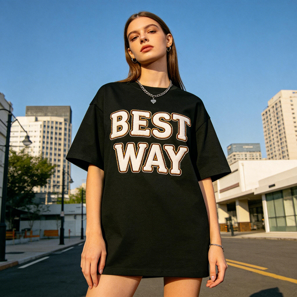 Fashion Design Luxury Women's Streetwear Custom Logo Printing Tie-Dyed Oversized Breathable Eco-Friendly T-Shirts for Summer