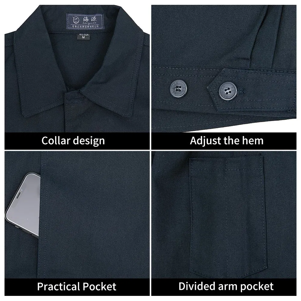 Custom Logo Size Work Uniforms with Reflective Safety Workwear Jackets and Trousers Pants Work Clothes Set