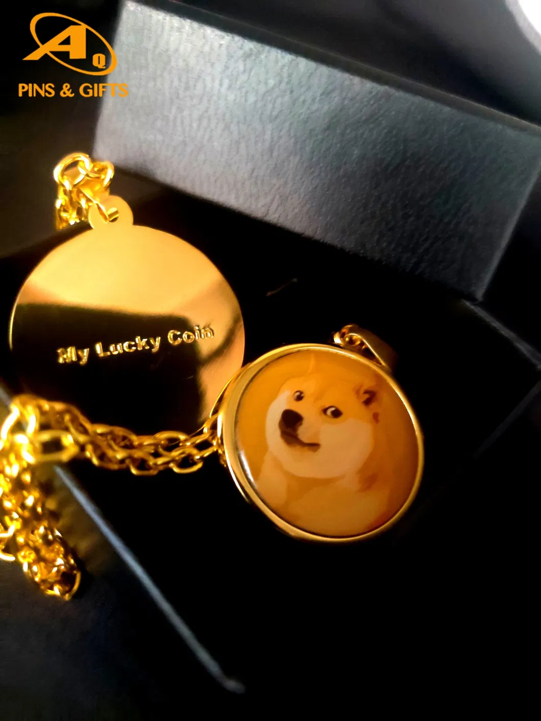 Hot Sales Fashion Gift Bitcoin Souvenir Physical Bit Coin Dogecoin Collection Funny Gold Silvery Plated Commemorative Doge Coins