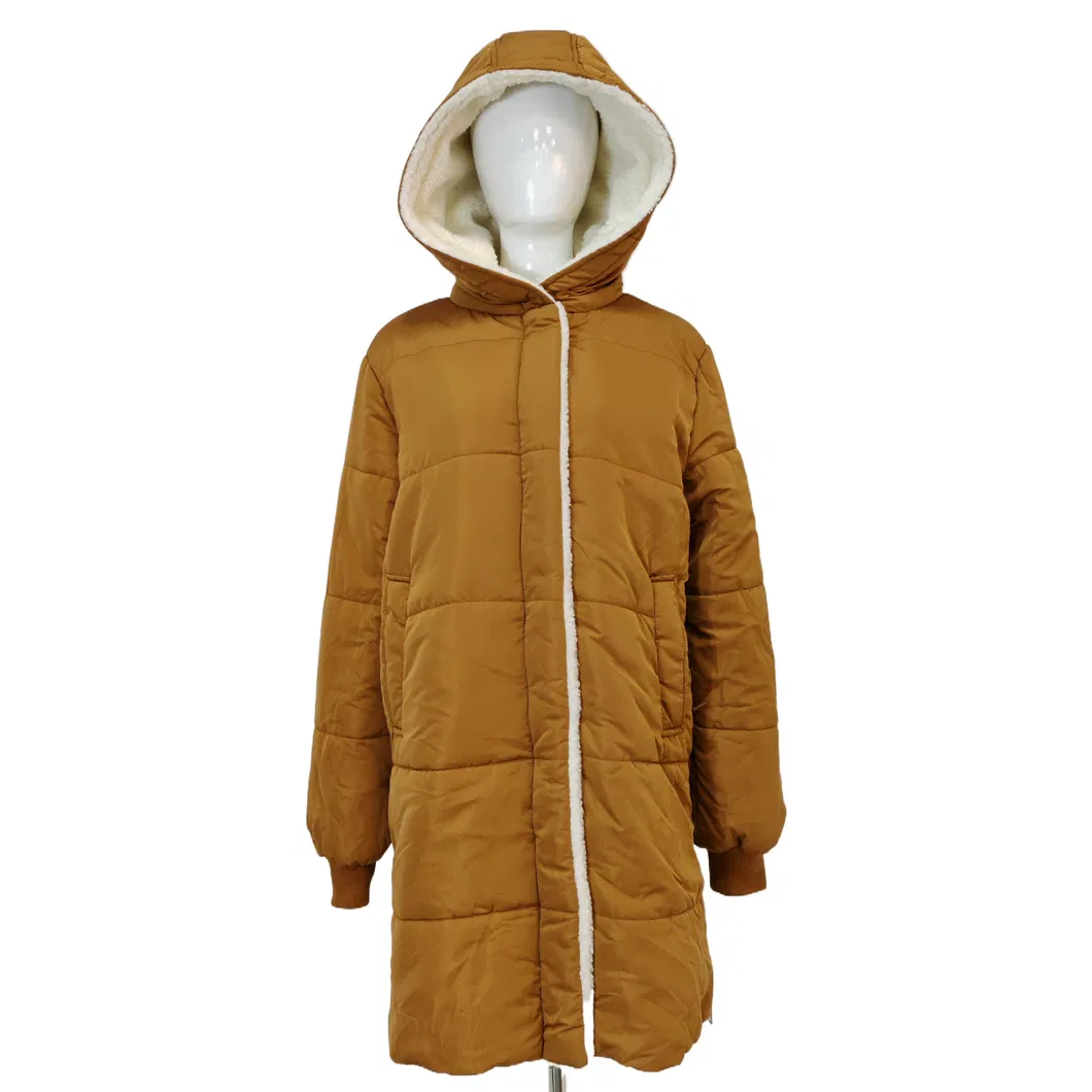 Winter New Style Hooded Straight Tube MID-Length Women's Outerwear Downwear for Women