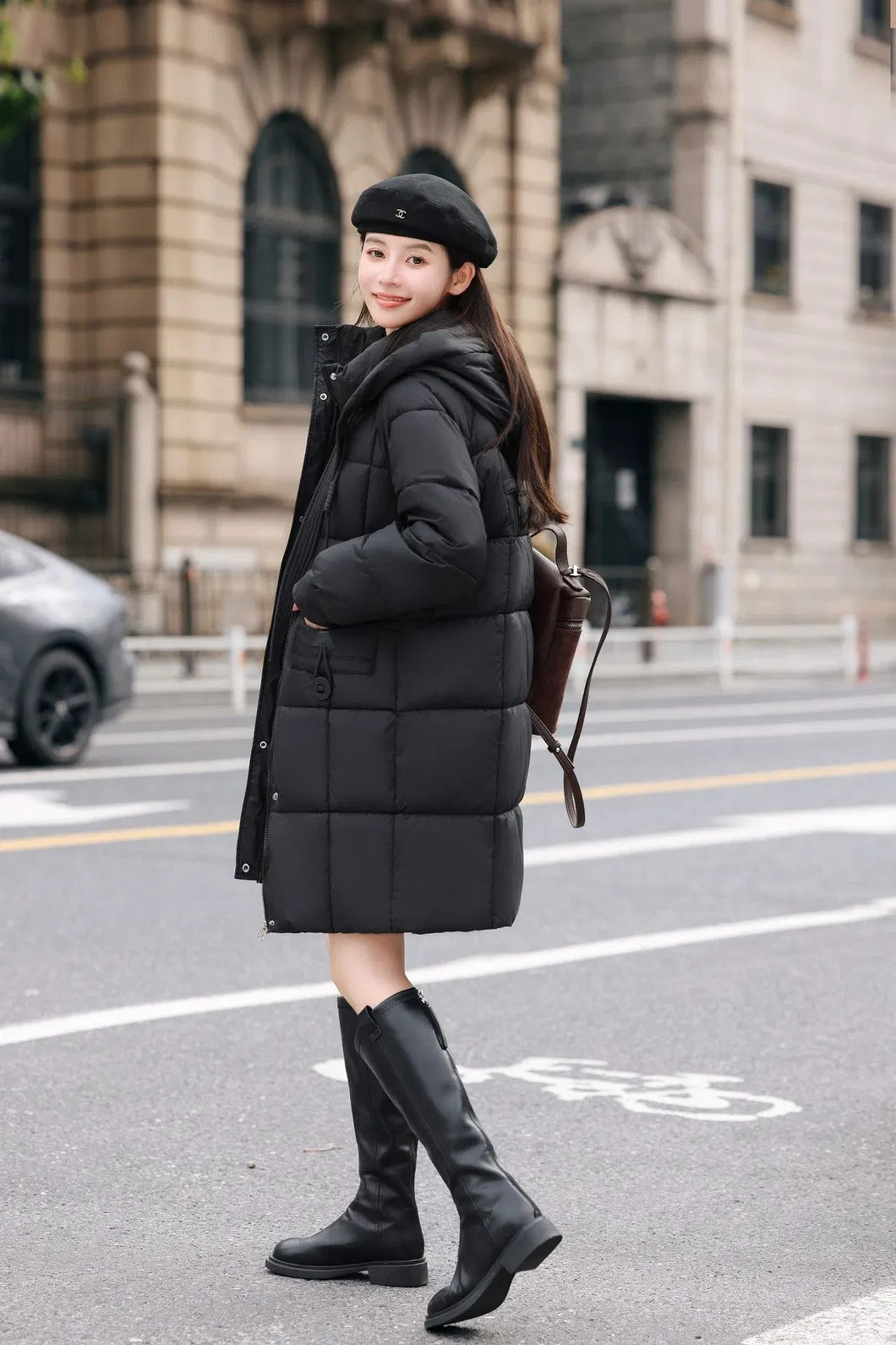 Warm Cotton Fashionable Women Winter Outerwear Jacket