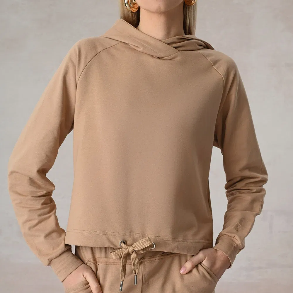 Customized High Quality Cotton Pullover Hoodie Custom Logo Women Hoodie Streetwear