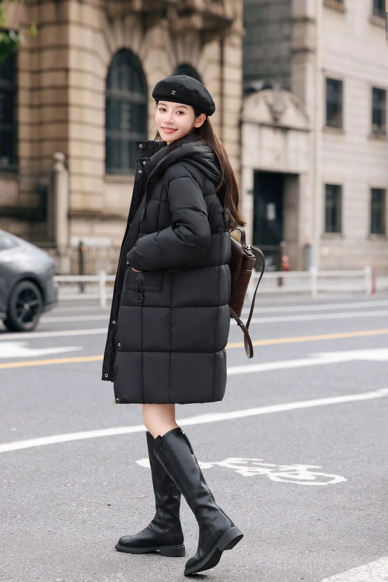 Warm Cotton Fashionable Women Winter Outerwear Jacket