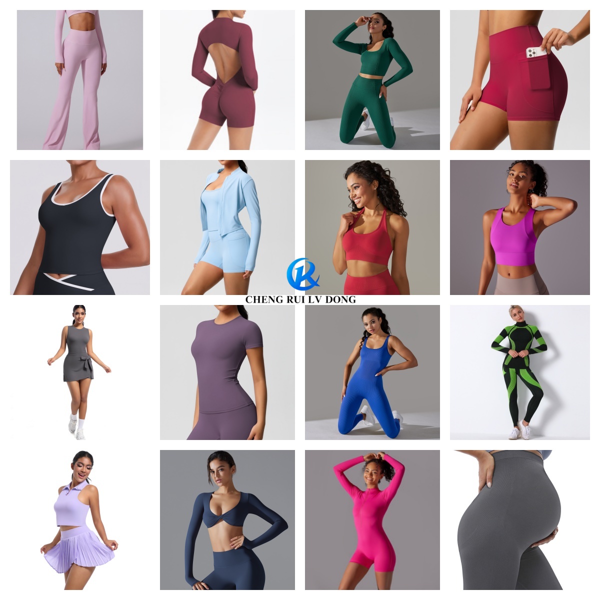 Women's Yoga Sports Jumpsuit Eco-Friendly Recyclable Quick-Drying Spandex/Nylon Half-Zip Short Sleeve Backless Fitness Overalls