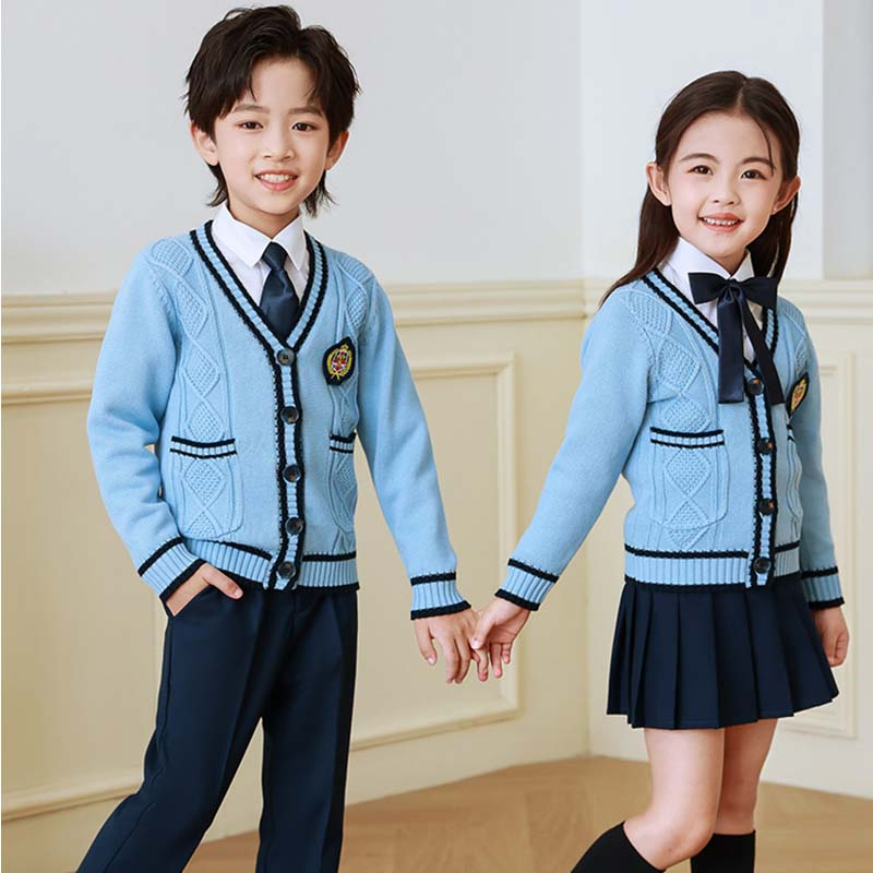 Child Formal Dress for Autumn School Uniform Students Clothing Kids Clothes for Children Wear