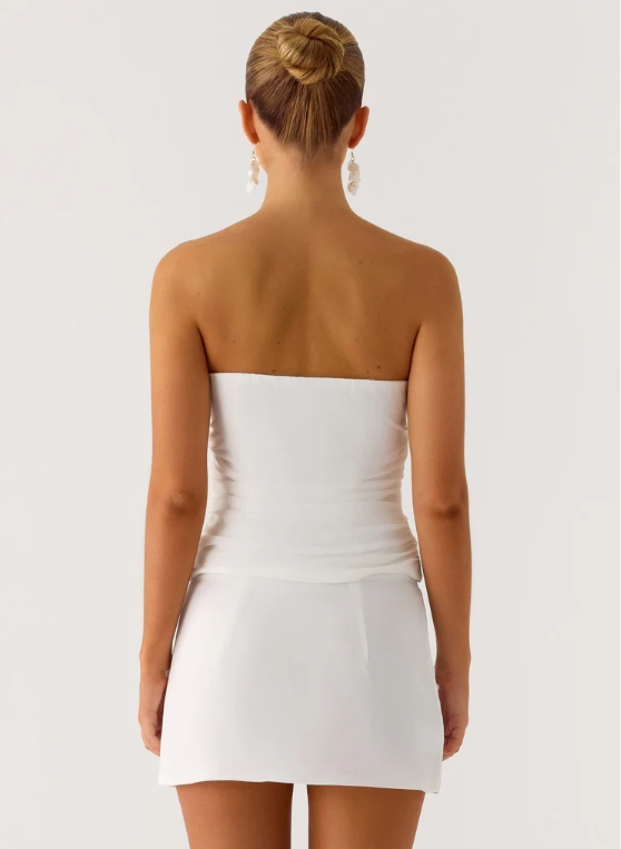 Womens Low Waist Bodycon Mini Skirt, Shell &amp; Bead Fringe Trim Skirt, Elegant Skirt for Cocktail Parties &amp; Resort Wear