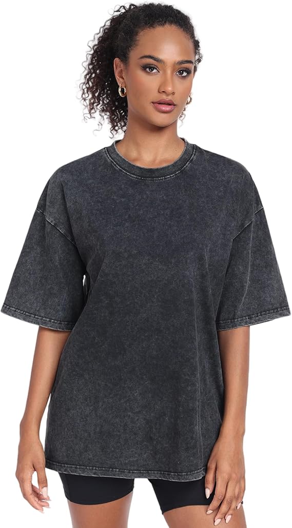 Women's Oversized T-Shirt Loose Fit Short Sleeve Tee Casual Streetwear Sportswear Summer Top Quick Dry Eco-Friendly