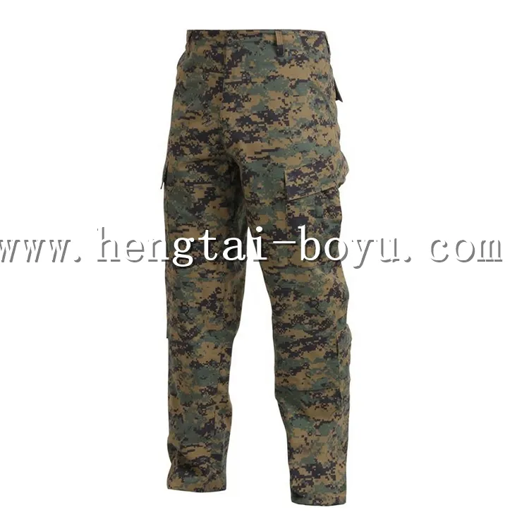 Military Camouflage Uniform Detail