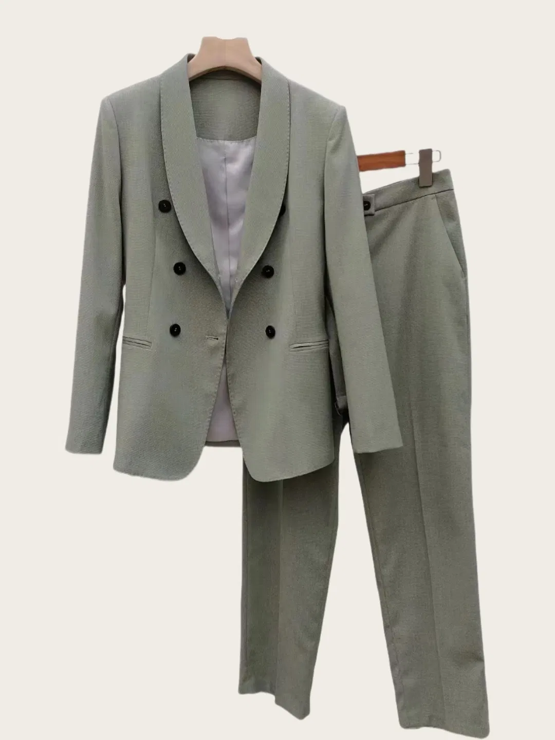 Designer Collection Double-Breasted Formal Professional Suit for Women Office Wear