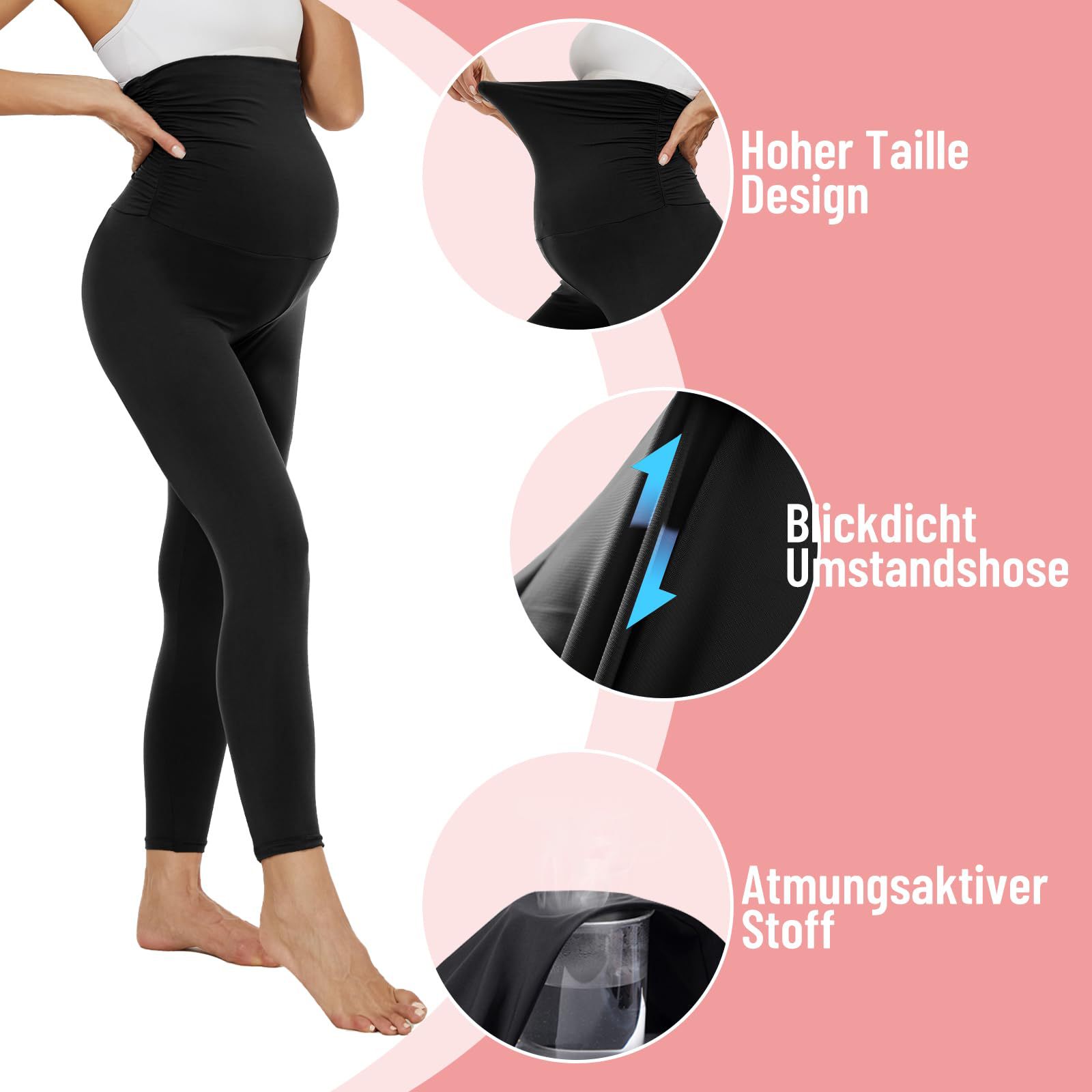 Maternity Yoga Pants View 4