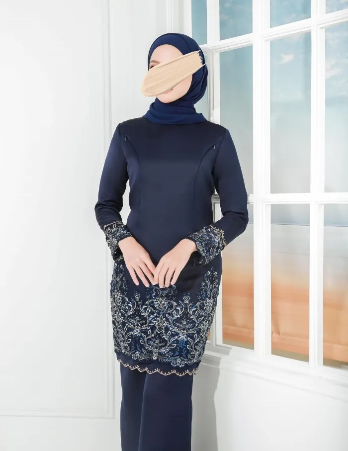 Stylish Sipo Baju Kurung Attire for Modern Muslim Women