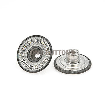 Vintage Red Copper Denim Fasteners for Fashion Apparel