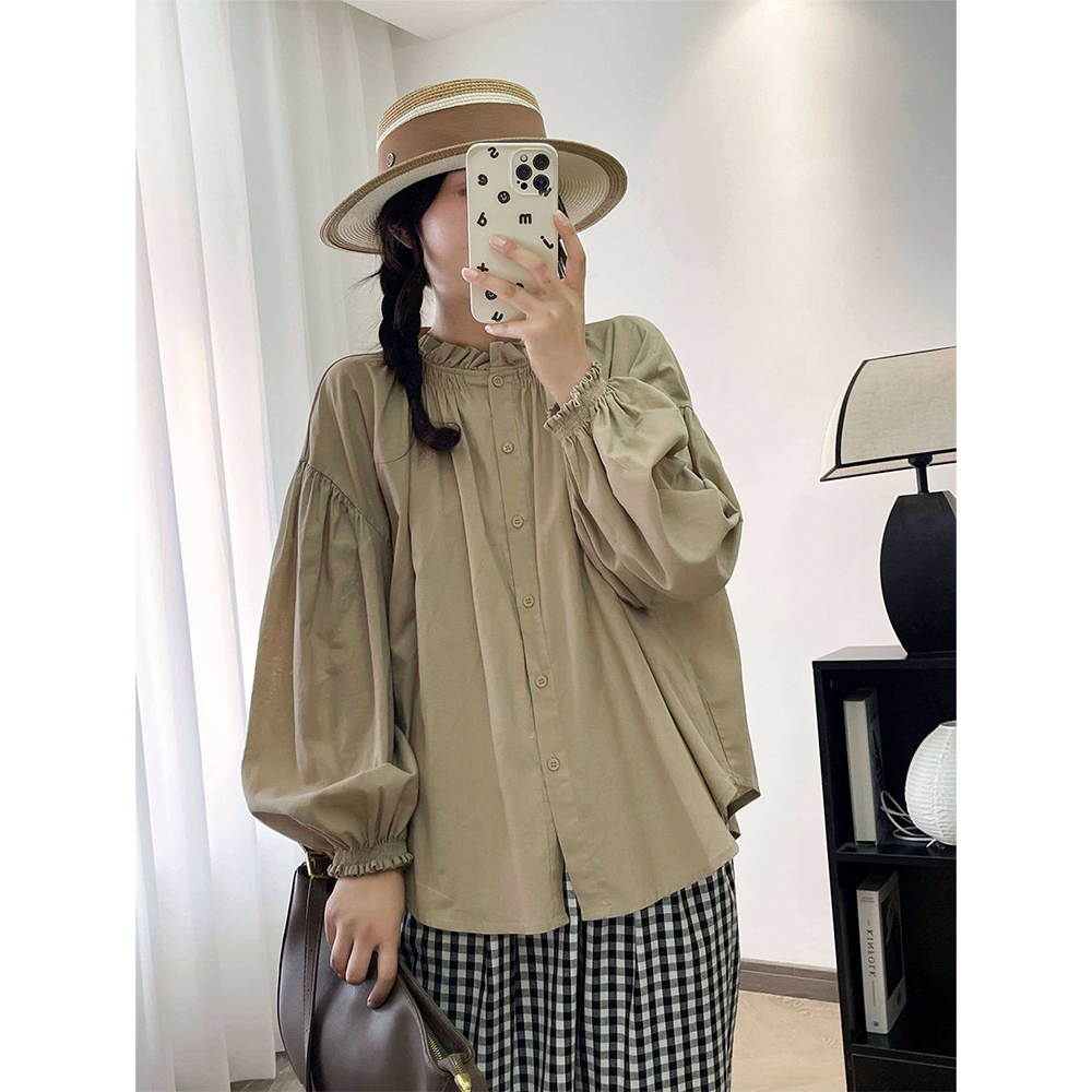 Tie Dye Loose Casual Fashion Top Women's Shirt Retro Breathable Environmentally Friendly Autumn and Winter Clearance