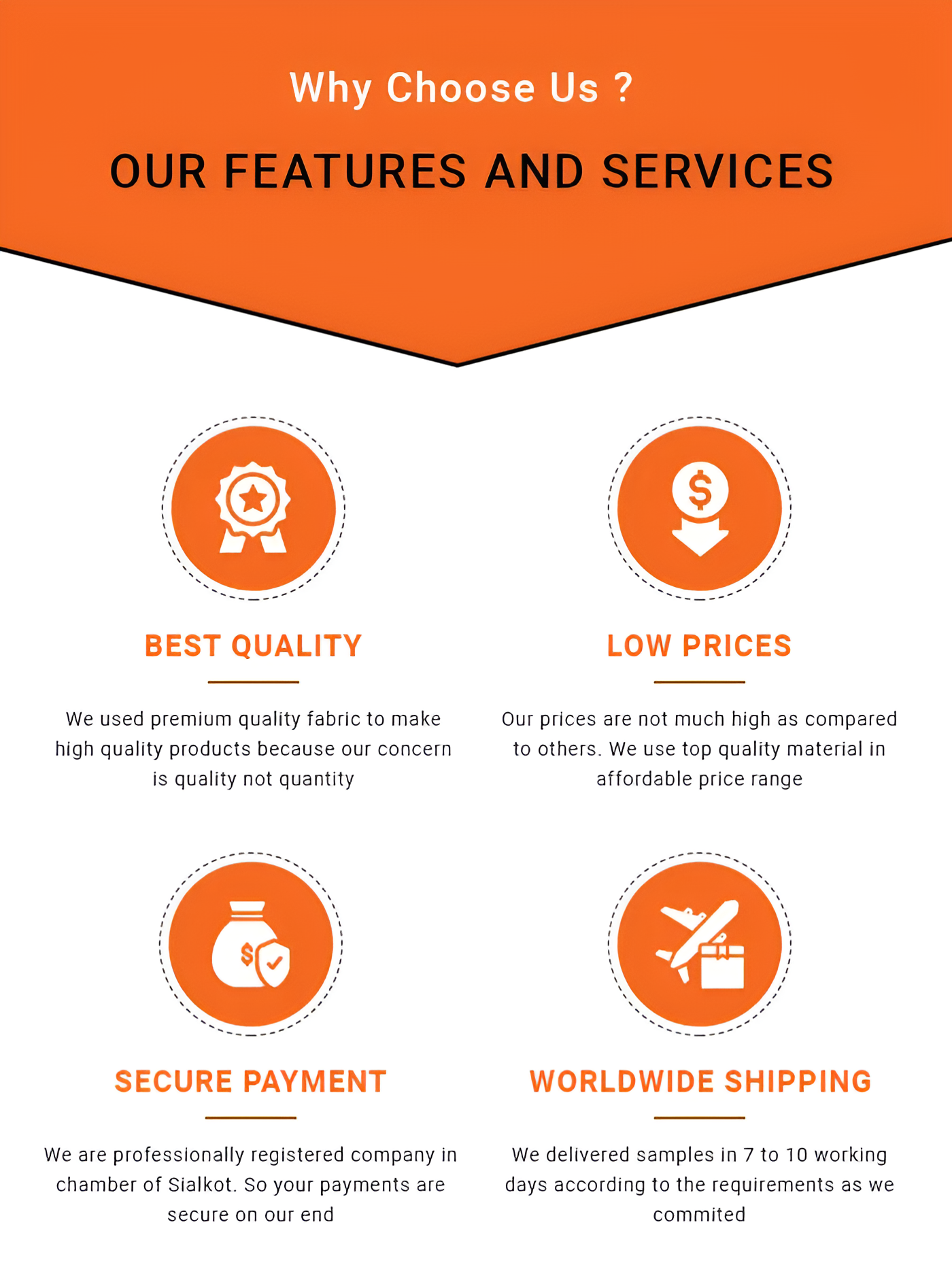 Why Choose Us Advantages