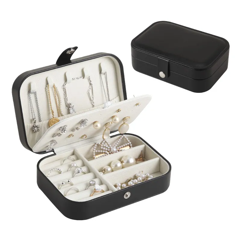 Wholesale High-End Flip Fashion PU Leather Velvet Jewelry Storage Watch Packaging Collection Packing Watch Boxes