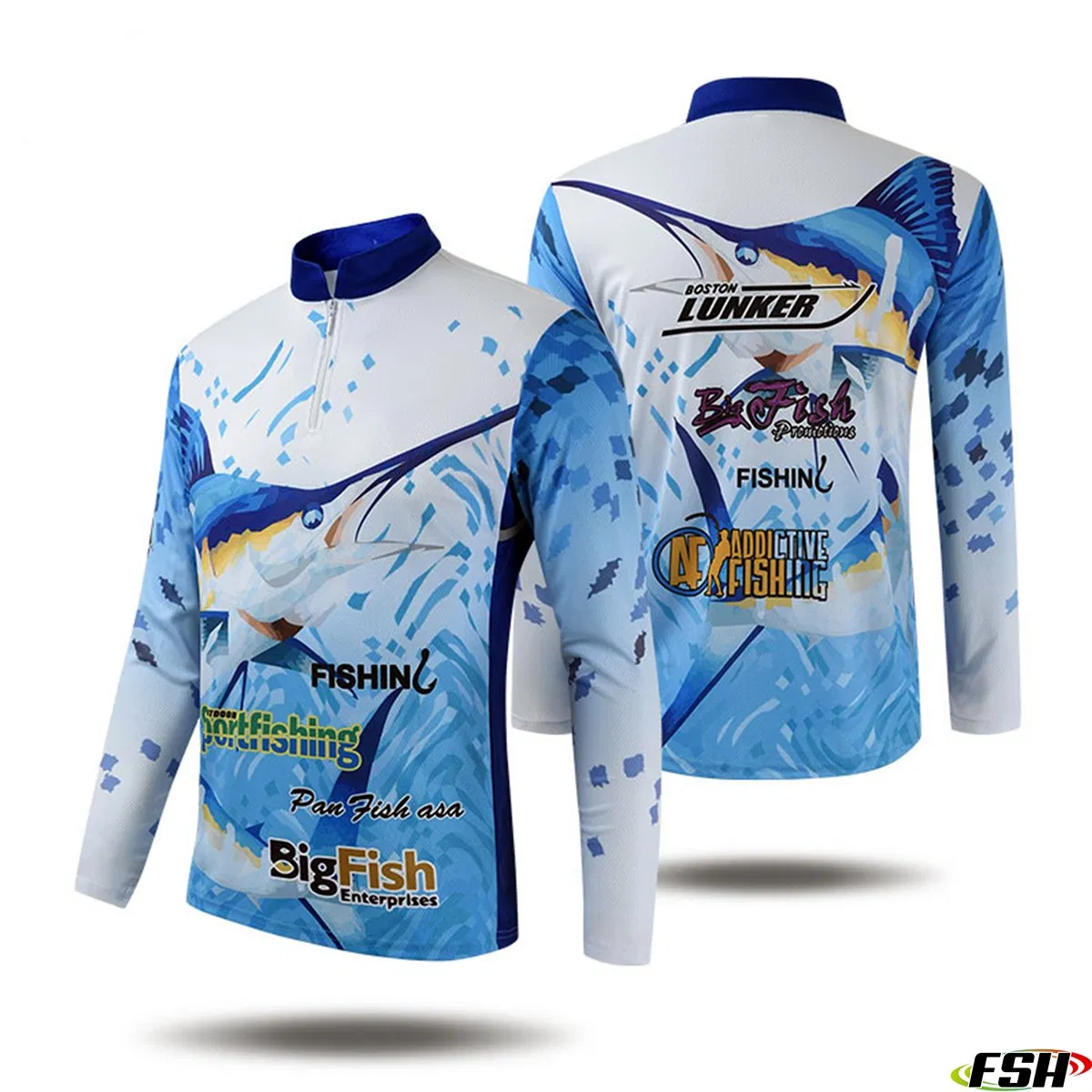 Custom Sublimated Fishing Wear Fishing Jersey