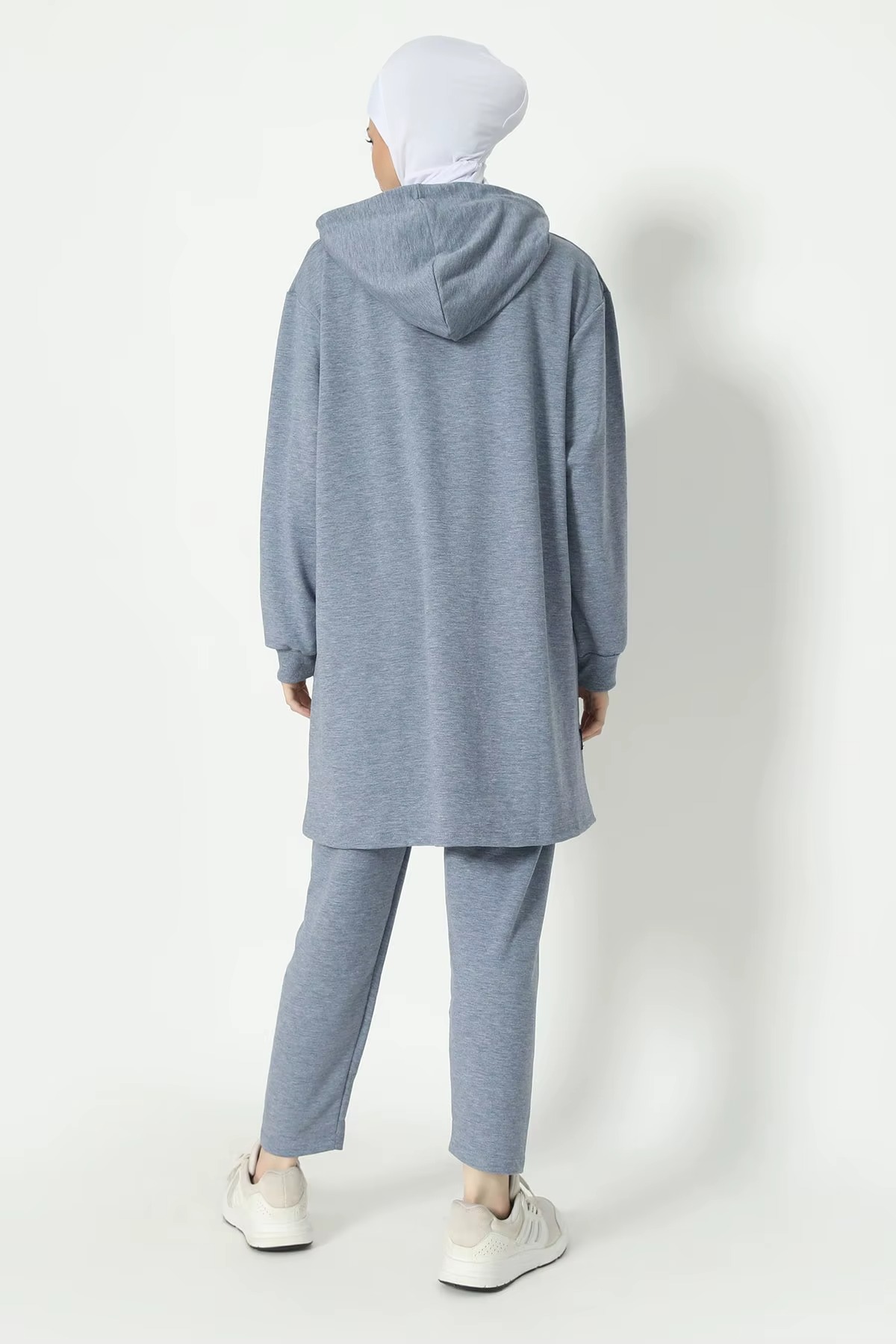 Active Wear Modest Sportswear for Women Solid Sweatshirt with Islamic Fashion Muslim Active Wear Gym Clothing