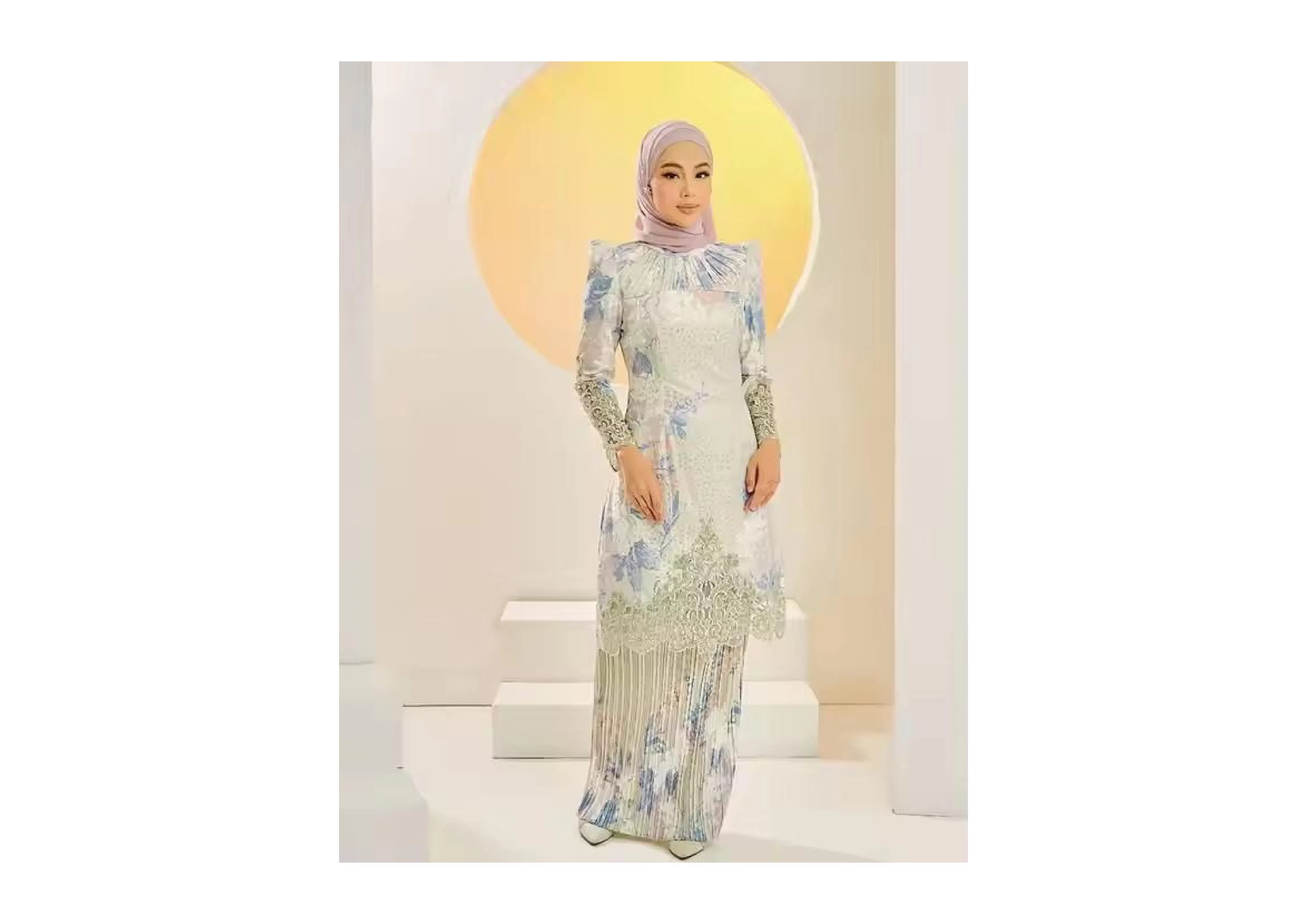Stylish Sipo Baju Kurung Attire for Modern Muslim Women