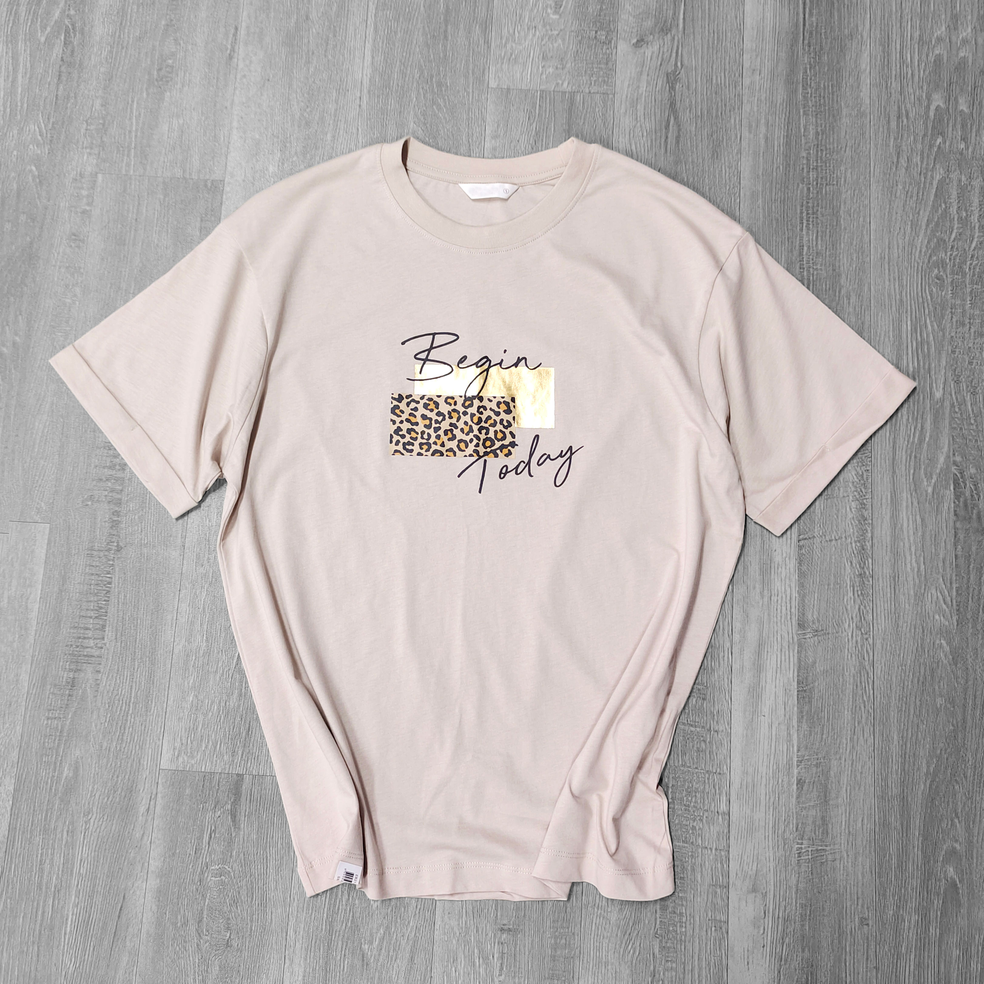 Summer T-Shirt for Women Bestselling Casual Women's Clothing Trendy Short-Sleeved Hot Gold T-shirt