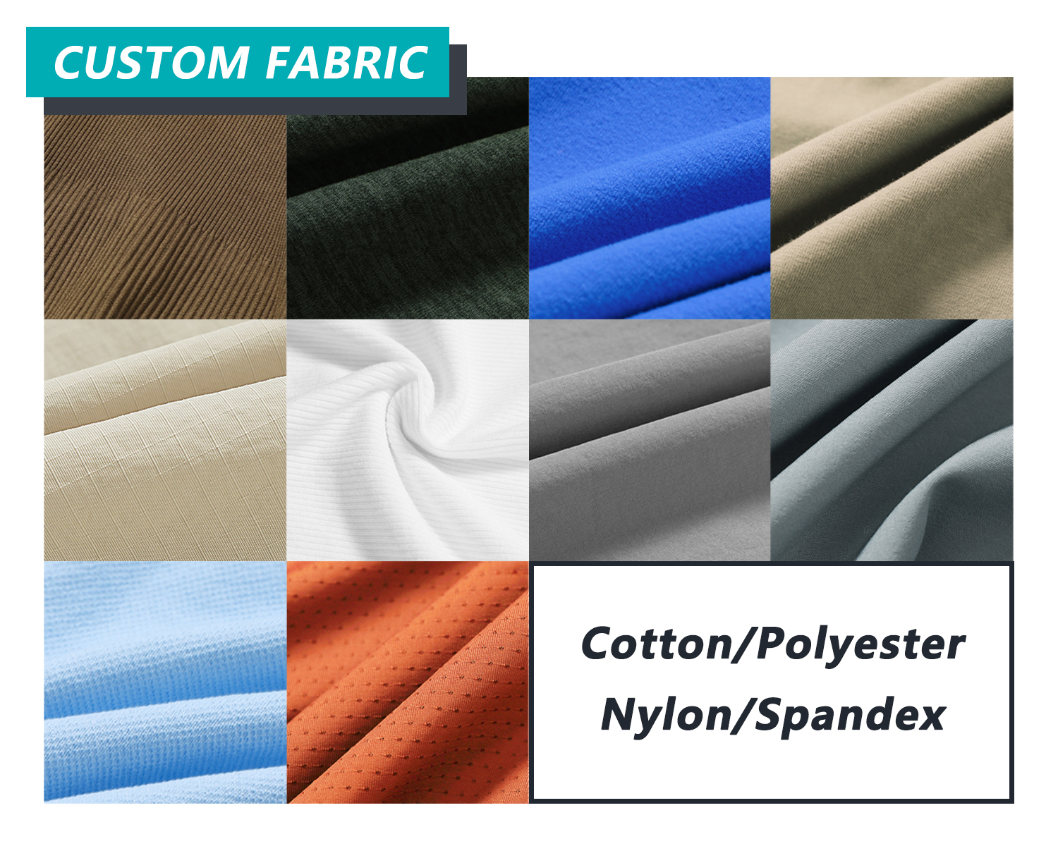 Custom Fabrics and Colors Selection