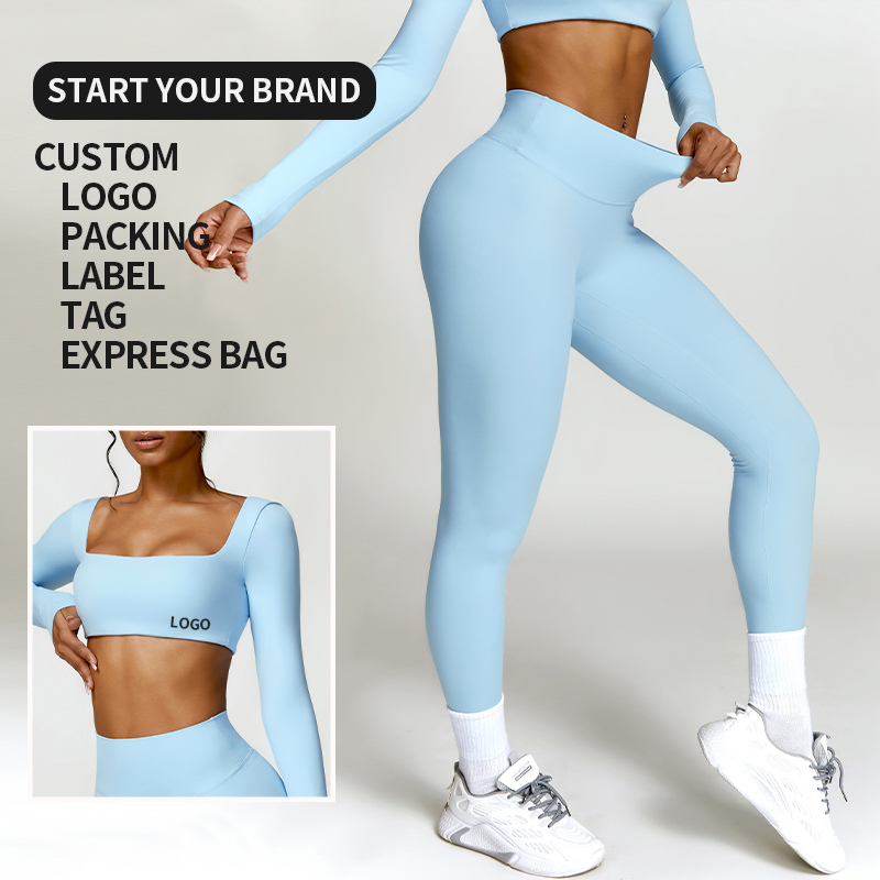 Custom Wholesale Sportswear Active Wear Women Yoga Set