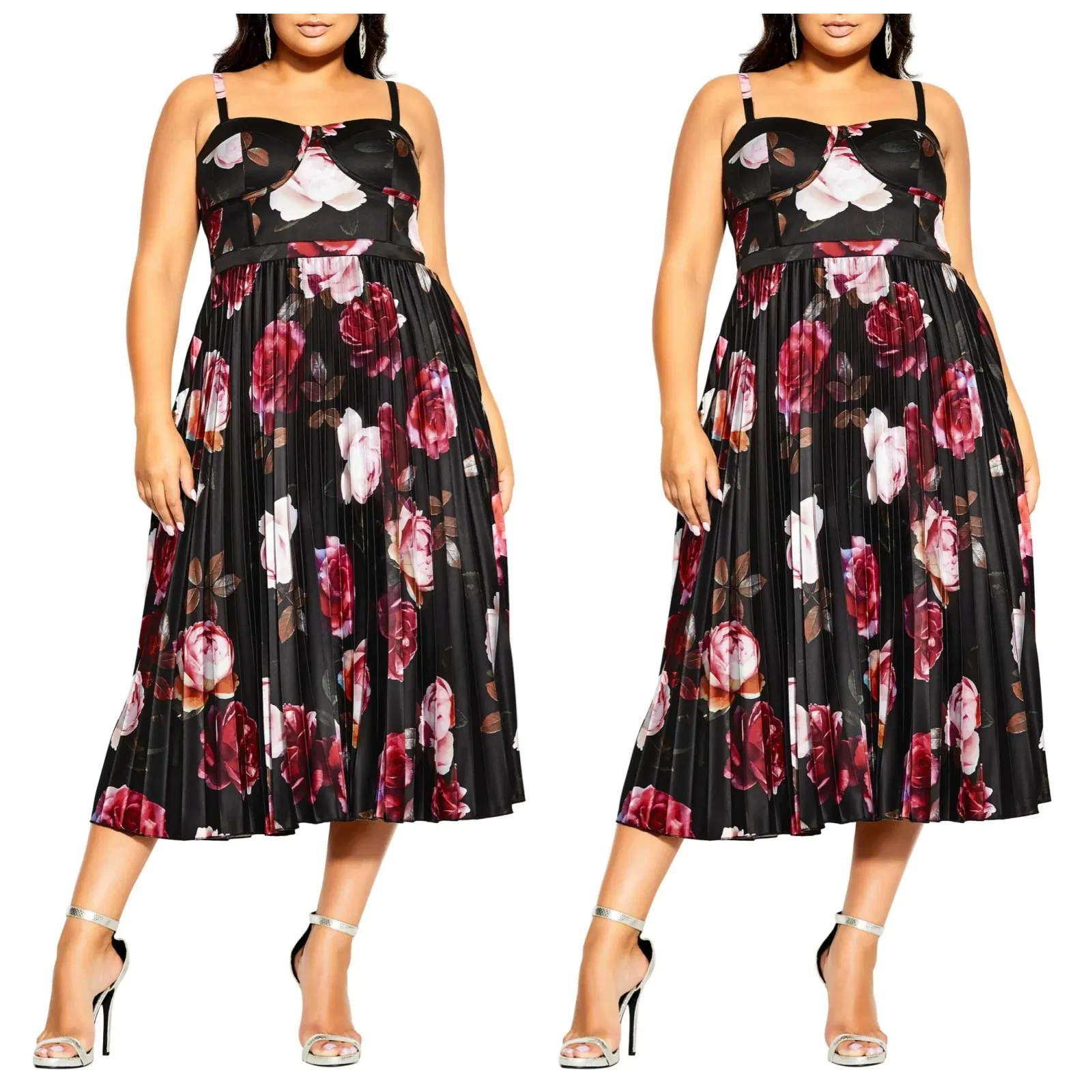 Sweetheart Neck China Apparel Factory Wholesale Fashion MIDI Clothes Summer Elegant Sexy High Waist Maxi Clothing Plus Size Women Dress