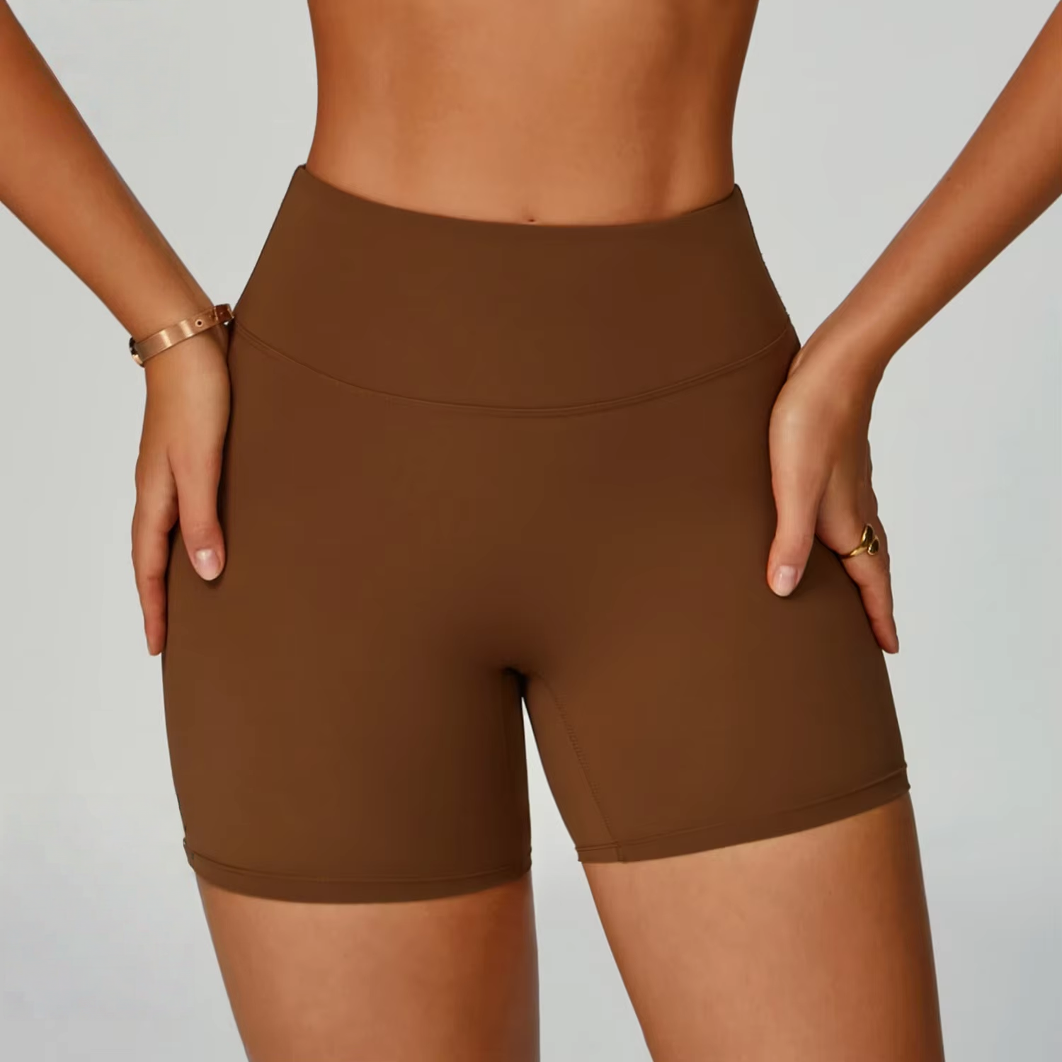 Cross-Border European American Style High-Waisted Eco-Friendly Recycled Spandex/Nylon Breathable Women's Yoga