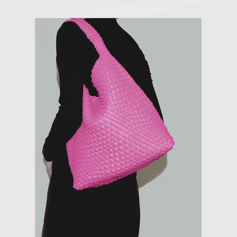 Fashion Women's Casual Tote Bag PU Leather Durable Waterproof Megnetic Zipper Closure Soft Stylish Large Capacity Eco-Friendly
