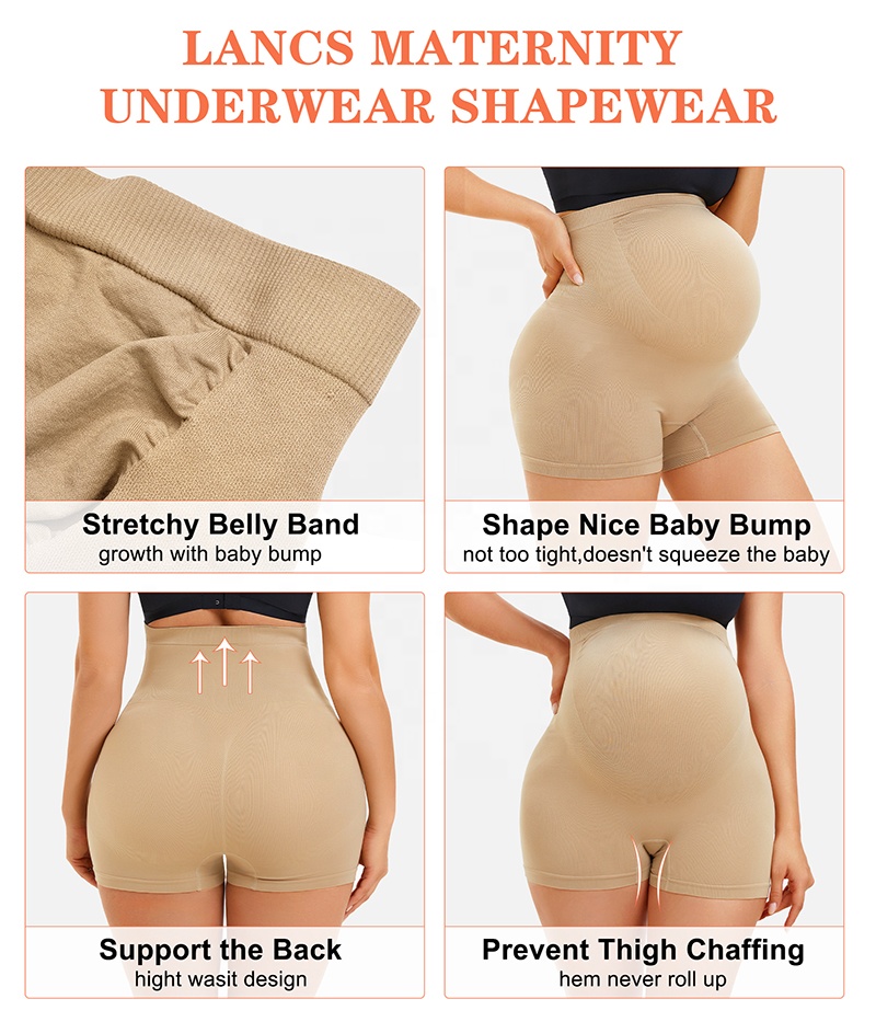 Customized Women's Pregnancy Clothes Hight Waist Panty Shaperwear Comfortable Seamless Maternity Underwear