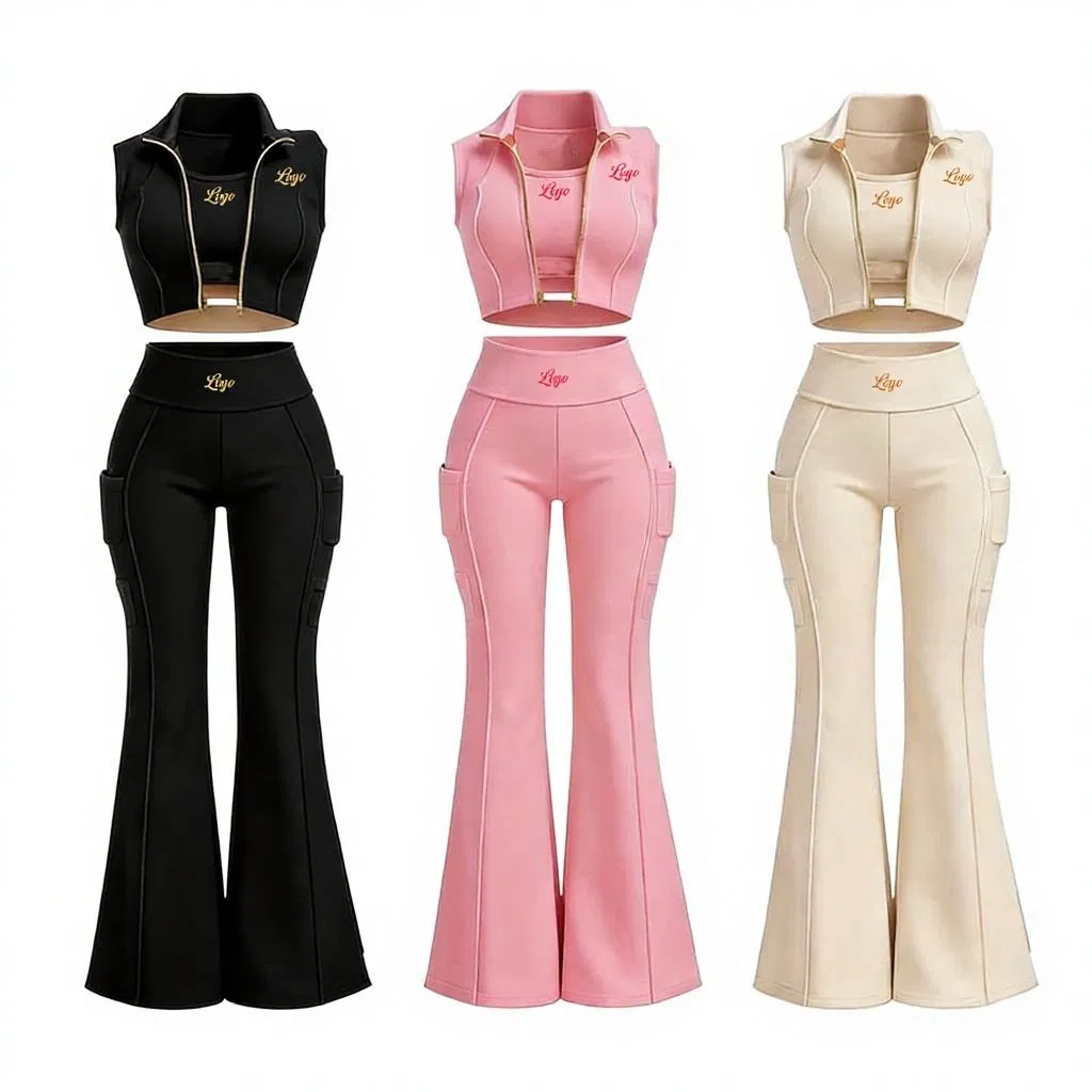 Custom Logo Women Active Wear Yoga Set