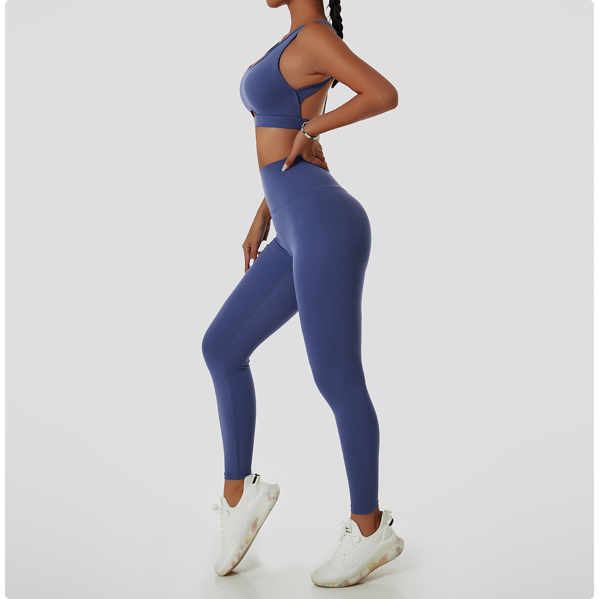 Custom Women Sportswear Recycled Fabric Yoga Wear Sport Clothing Set Sustainable Eco Friendly Activewear