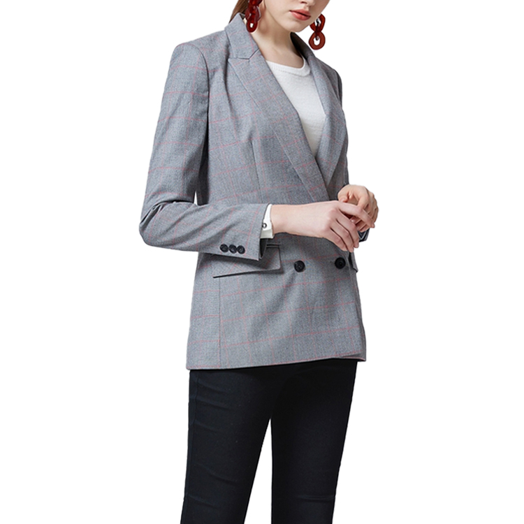 Can Export Low Price Wholesale Customizable Female Business Attire Formal Suit/2024 Women′ S Suit
