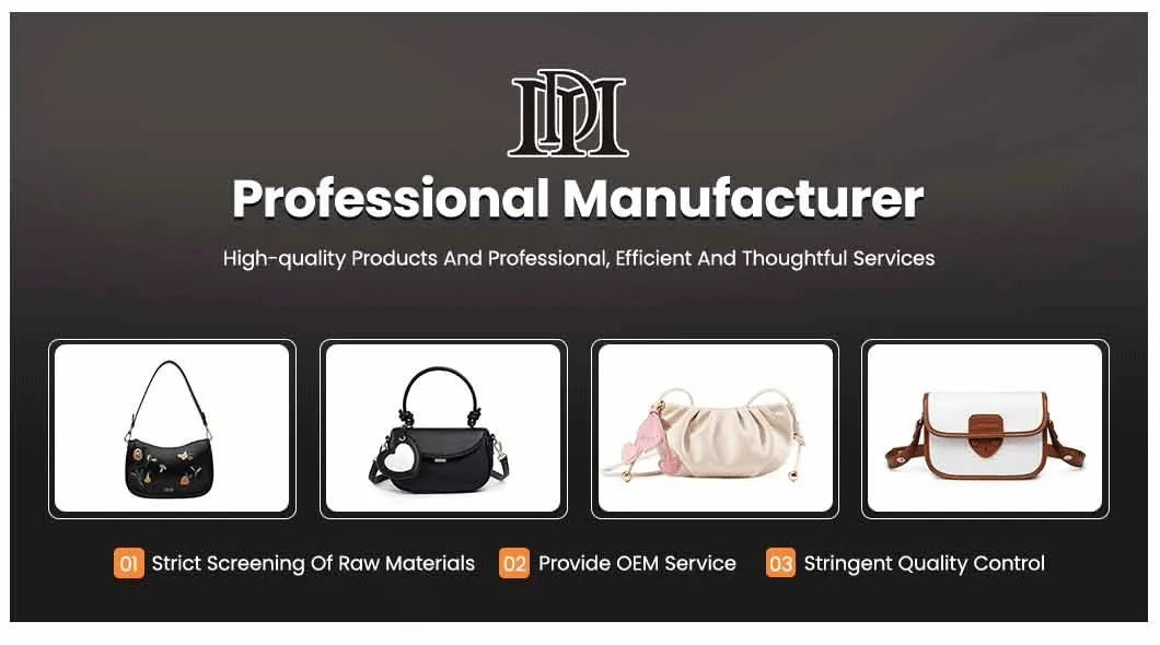 High Quality Women Luxury PU Leather Handbag for Business Attire
