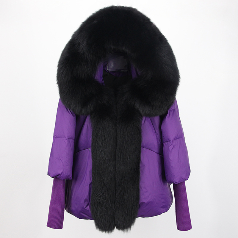 Modern Black Fur Coat - Adults' Free Size Clothing by Brand
